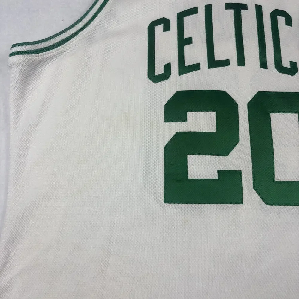 MITCHELL & NESS RAY ALLEN BOSTON CELTICS #20 WHITE GREEN JERSEY MEN'S XL